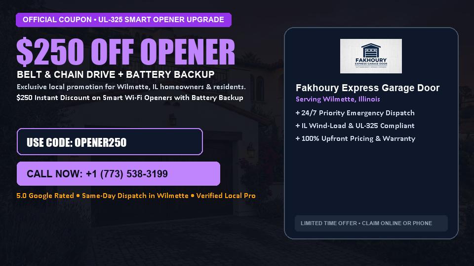 Fakhoury Express Garage Door $250 OFF Premium LiftMaster Opener Installation